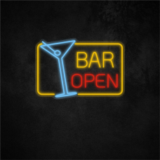 Bar Open Neon Sign 19.7×13.4in/50×34cm