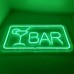 Bar Neon Sign 17.7×9.8in/45×25cm