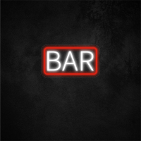 Bar Neon Sign 12in×6.7in/30.5×17cm
