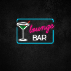 Lounge Bar Neon Sign 26×17.3in/66×44cm