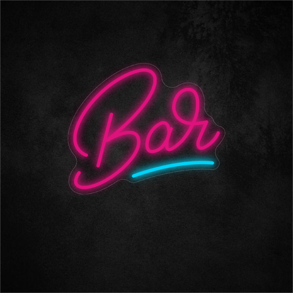 Bar Neon Sign 11.8×9.8in/30×25cm