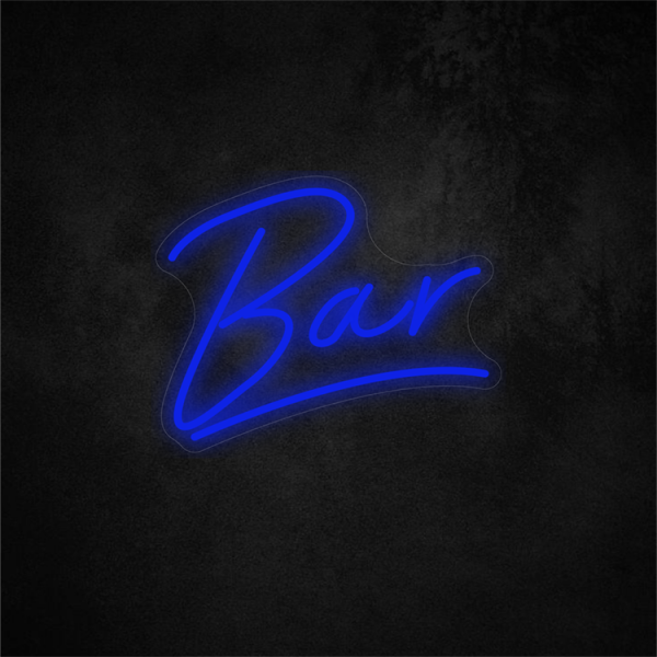 Bar Neon Sign 10×8in/25.4×20.3cm