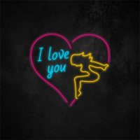 I Love You Decoration Neon Sign 30×27.5in/76.2×70cm