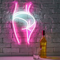 Hip Bar Party Decoration Neon Sign 20×11.8in/50.8×30cm