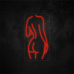 Woman Back View Neon Light Sign (Red) 20×10.5in/50.8×26.7cm