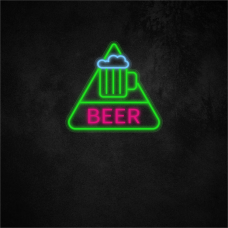 Beer Neon Sign 16in×15in/40.6×38.2cm