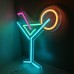 Cocktail Neon Sign 8in×7in/20.3×18cm
