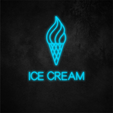 Ice Cream Neon Light Sign 20in×17.2in/50.8cm×43.8cm