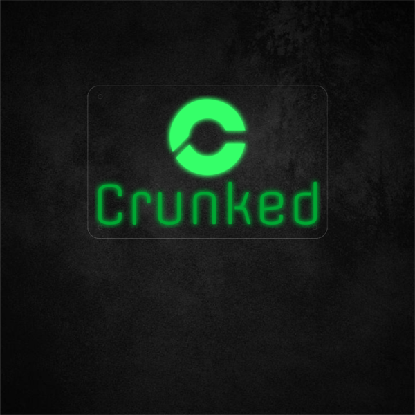 Logo Crunked Neon Sign 33×21in/83.8×53.3cm