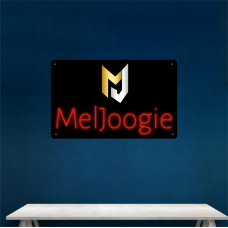 Logo Meljoogie Neon Sign 28.3×17.7in/72×45cm