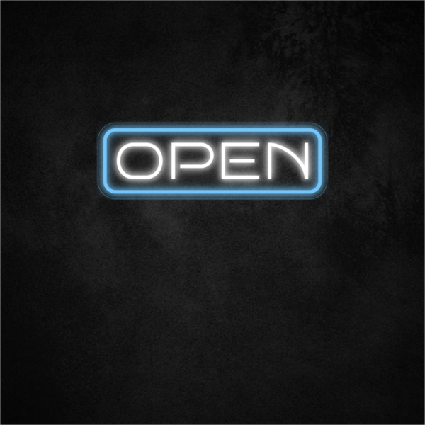 Open Neon Sign 16.8in×5.6in/42.6×14.2cm