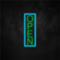 Open Neon Sign 15.6×5.8in/39.6×14.7cm