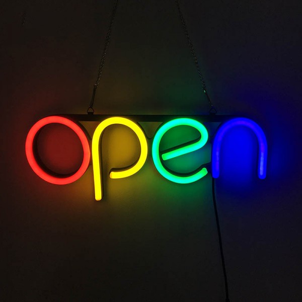 Open Neon Lights Signs