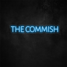 THE COMMISH Neon Sign 15×2.6in/38.1×6.6cm