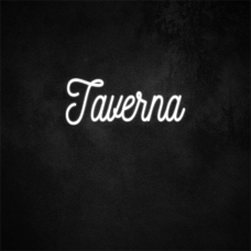 Taverna Neon Sign 16in×6.8in/40.6×17.3cm