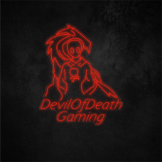 DevilOfDeath Gaming Neon Sign 35.4×29in/90×74cm