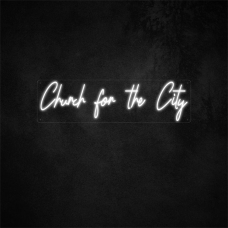 Church for the City Neon Sign Light 35.4×9.8in/90×25cm