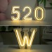 Neon Sign For Wedding Reception, LED English letters digital neon lights