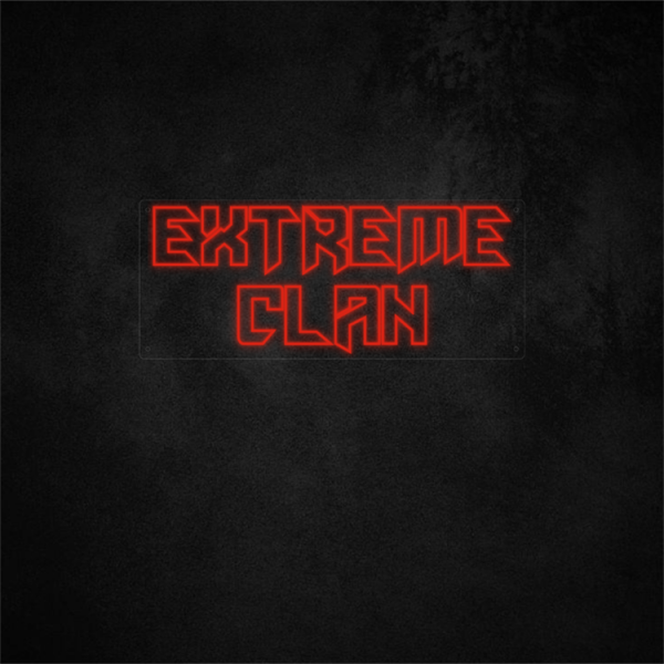 Extreme Clan Neon Sign 37.4×15.4in/95×39cm