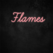 Flames Neon Sign Light 20×6.2in/50.8×15.7cm