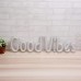 Good Vibes Led Neon Signs Lights, Neon Sign For Wedding Backdrop Bedroom Wall
