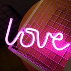 Neon Sign For Wedding Love (Pink)