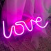 Neon Sign For Wedding Love (Pink)