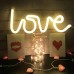 Neon Sign For Wedding Love (Warm White)