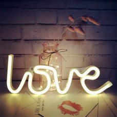Neon Sign For Wedding Love (Warm White)