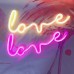 Love Neon Sign Light (Pink)