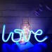 Love Neon Sign Light (Blue)