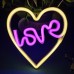 Love in Heart Neon Sign Light For Wedding Love
