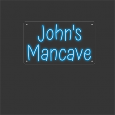 John's Man cave Neon Sign 18.5×11in/47×28cm
