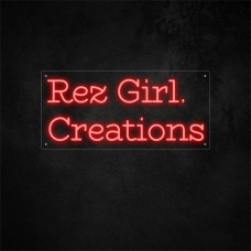 Rez Girl Creations Neon Sign 18.5×8.5in/47×21.6cm