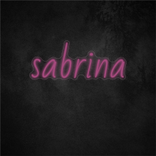 Sabrina Neon Sign Light 19.7×8in/50×20.4cm