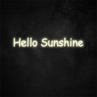 Hello Sunshine Neon Signs (warm white)