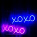 LED Neon Light Signs- XOXO (Pink)